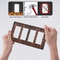thumbnail image 5 of Sdmnsg-T Rustic Barn Doors Print Quad Rocker Decorative Electrical Receptacle Outlet Plates Covers for Bedroom Kitchen Farm House Decor, 5 of 5