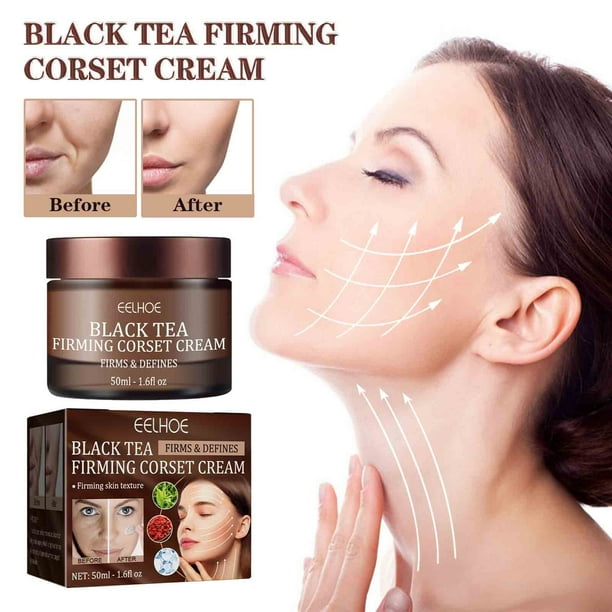 Lingouzi Black Tea Firming Corset Cream Enhance Skin Brightness ,moisturizing , Helps To Enhance