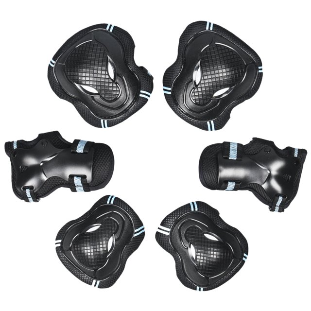 Bangcool 6PCS Sports Protective Gear Adjustable Unisex Knee Pad Elbow Pad Wrist Guard