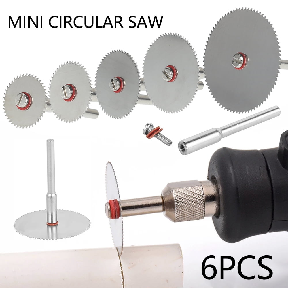 6pcs HSS Circular Saw High Speed Steel Rotary Blade Wheel Discs Tool UK NEW 