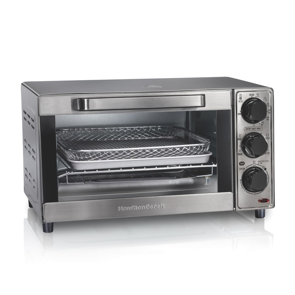 Hamilton Beach Sure-Crisp Air Fryer Toaster Oven, 4 Slice Capacity, Stainless Steel Exterior, 31403 - image 2 of 3