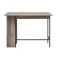 thumbnail image 5 of Walker Edison AZW48LNDLGW Table de Hauteur de Comptoir avec Rangement, 48", Lavis Gris, 5 of 5