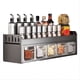 thumbnail image 1 of Wall-Mounted Stainless Steel Spice Rack - Multi-Functional Storage, 1 of 5