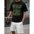 thumbnail image 6 of Men's 100% Cotton T-Shirt, Short Sleeve Crewneck Graphic Tee, Soft Breathable Casual Basic Shirt S-3XL, 6 of 7
