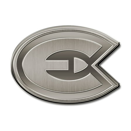 Rico Industries NCAA Wisconsin-Eau Claire Blugolds Antique Auto Emblem Antique Nickel Auto Emblem for Car/Truck/SUV