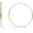 Gold, variant on 14K Gold Plated Sterling Silver Post Hoops | Large Hoops Earring | Lightwight Gold Hoop Earrings for Women