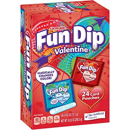 Wonka Fun Dip Valentine Candy and Card Kit, 10.32 Oz