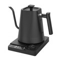 thumbnail image 4 of 1L Electric Gooseneck Kettle Teapot with Stainless Steel Inner Liner and Cover, Hot Water Boiler Heater Black+wood grain US Plug, 4 of 5