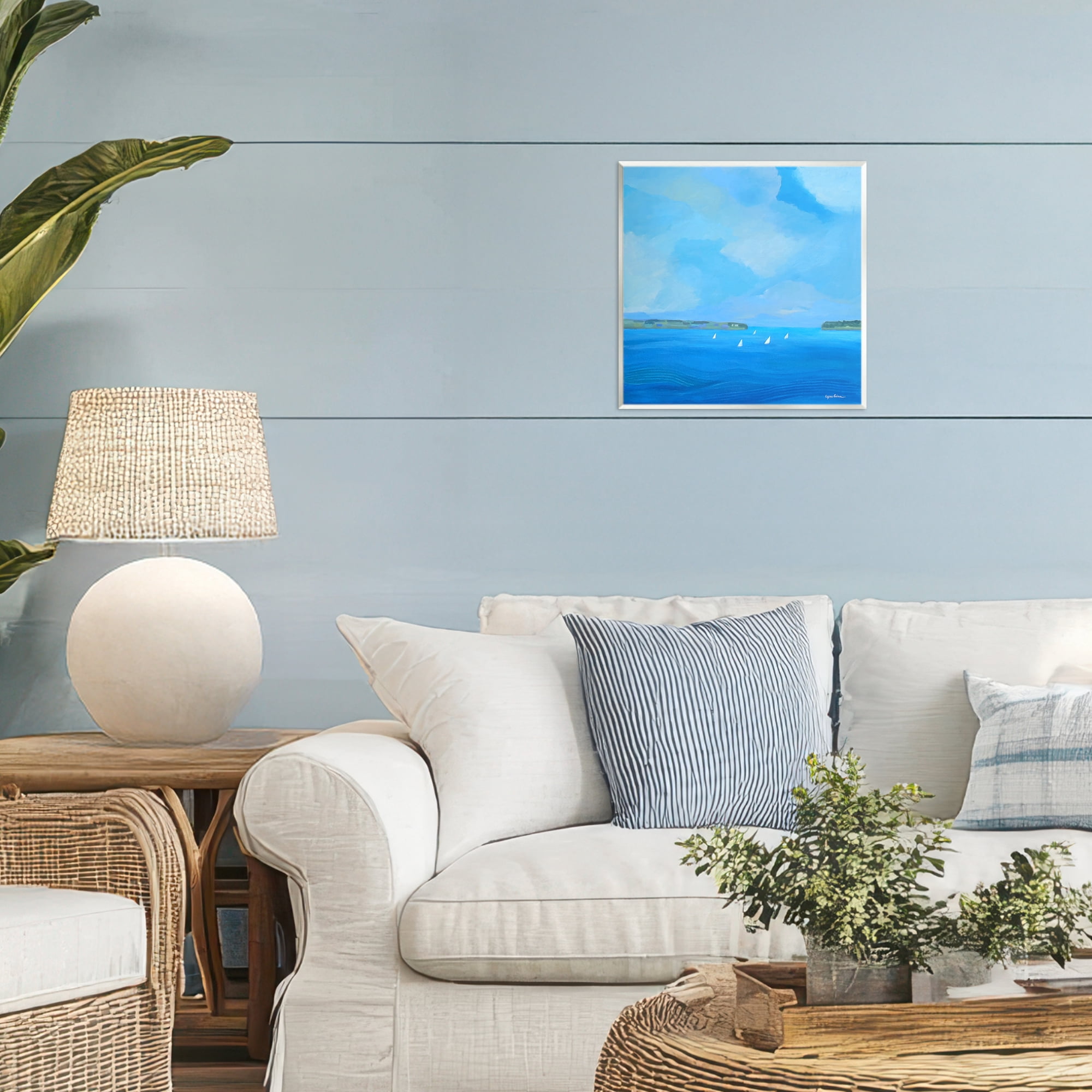 Stupell Industries A Perfect Day Seascape Wall Plaque Art, design by Lynn Ericson Fine Art