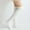 White, variant on Leesechin Socks for Women Solid Home Thick Solidth Coral Fleece Knee-pad Stockings