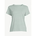thumbnail image 2 of Free Assembly Women's Ringer Tee with Short Sleeves, Sizes XS-XXXL, 2 of 6