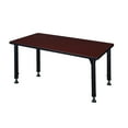 thumbnail image 7 of Regency 48 x 24 in. Height Adjustable Classroom Activity Table- Mahogany, 7 of 7