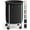 Ink Black + Metallic Silver, variant on 29-Gallon (110 L) Laundry Basket with Wheels, Rolling Round Heavy-Duty Laundry Hamper Cart with Steel Frame and Removable Bag, 2 Locking Wheels, Ink Black and Metallic Silver URLS002B01