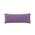 thumbnail image 2 of Purple Body Pillow Cover, Pillowcase Protectors with Zipper, Breathable Decorative Throw Pillow Case Cover, Black Modern Geometric Abstract Art Aesthetics Pillow Shams for Couch Sofa 20x60Inch, 2 of 8