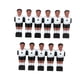 thumbnail image 1 of 11 piezas de repuesto para futbolín de mesa, para jugadores de fútbol Pelo negro y blanco, 1 of 9