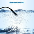 thumbnail image 2 of keepw F99 HD 720P 8mm Wifi Pipe Inspection Camera Waterproof Soft Hard Cable Wireless Smartphone hard wire 2m, 2 of 6