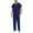 Navy_32#824C, variant on Garbnen Medical Scrubs Set for Men Stretch V-Neck Mens Scrubs Top Workwear & Cargo Pants Nursing Uniform with Pockets