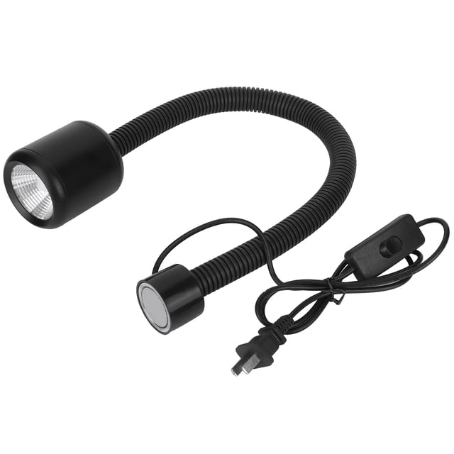 Luz De Trabajo Magnética LED De 12W, Cuello De Cisne Flexible Para Máquinas Herramientas, Torno, Iluminación Industrial