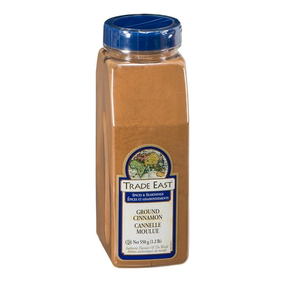 Trade East Ground Cinnamon, Spice, Shaker | 550G/Unit, 12 Units/Case