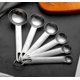 thumbnail image 2 of Stackable Stainless Steel Spoons Measuring Spoons Coffee Powdered Set of 6 Sizes, 2 of 5