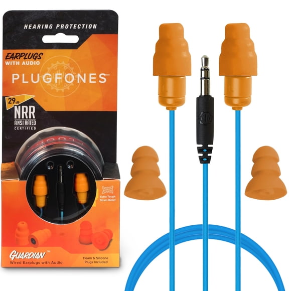 Auriculares Plugfones Guardian con reducción de ruido de 29 dB