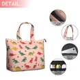 thumbnail image 2 of Pink Christmas Dinosaurs Pattern Travel Tote Bags for Women Carry On,Large Weekender Bags for Women Travel,Multi Functional Duffle Bag for Work,Shopping,Sports, 2 of 5