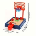 thumbnail image 2 of Two-Person Tabletop Basketball Game Machine - Interactive Fun Finger Bouncing Circle Shooting Toy for Halloween and Christmas Gifts with Basketball Machine Features, 2 of 5