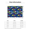 thumbnail image 5 of Naloa Cartoon Shark Flannel Blankets - Thick and Warm Blanket for Winter, Soft Fuzzy Plush King Blanket for All Seasons60"x50", 5 of 6