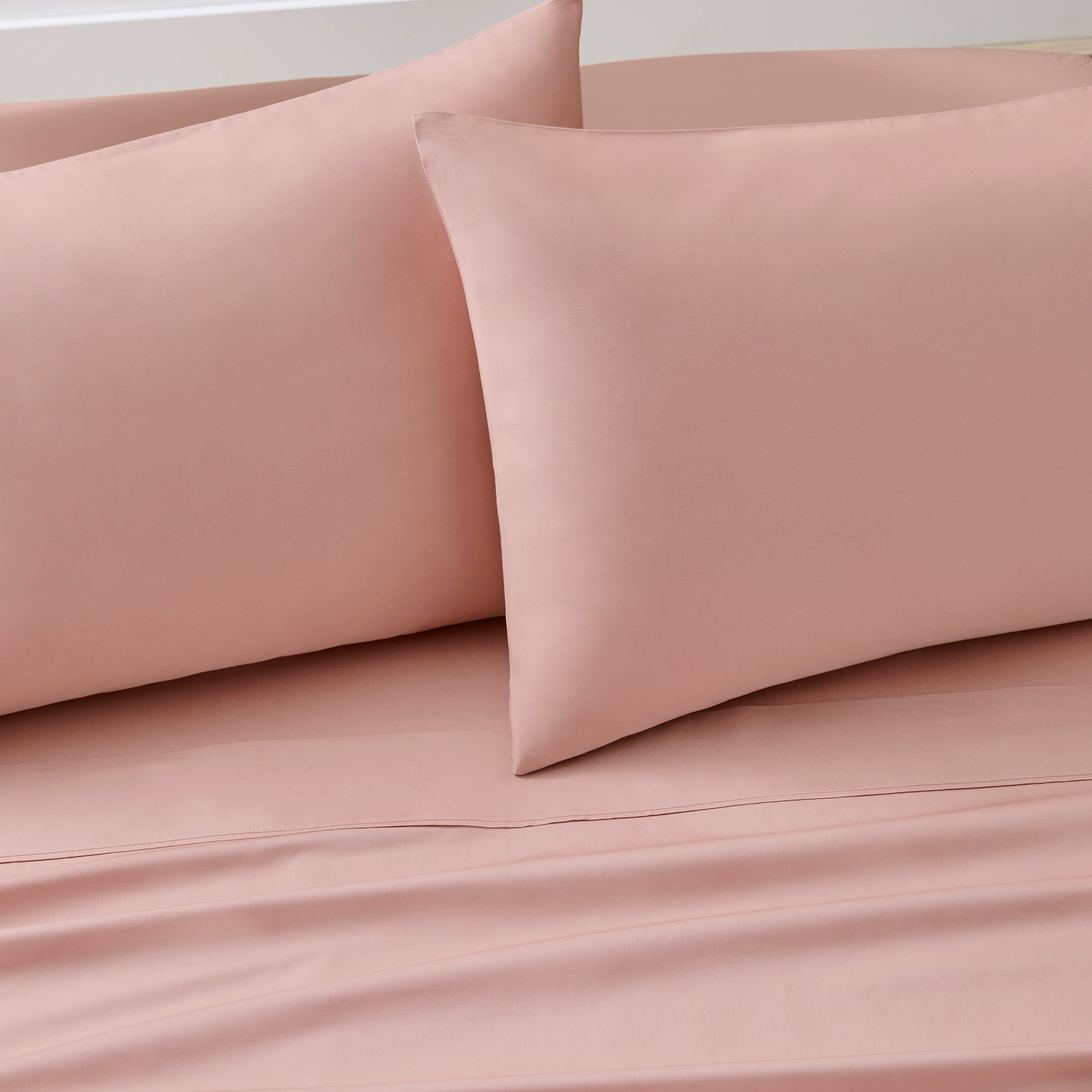 Better Homes & Gardens 300 Thread Count Cool & Crisp 4-Piece Cotton Percale Sheet Set