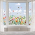 thumbnail image 3 of RV Pegatinas para ventana, pegatinas para ventana anticolisión con Iris de flores de jardín, pegatinas para puerta y ventana no adhesivas, calcomanías para baño 30*60cm * 2 uds Sailing Electrónica, 3 of 5