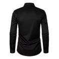 thumbnail image 5 of Camisa Doblada Para Hombre, Cuello Con Botones, Suela Larga, 5 of 5