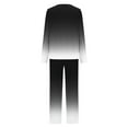 thumbnail image 3 of Hvobtty Ensemble Décontracté pour Femmes Manches Longues Col Rond, Mode Féminine Impression Non Positionnée Col Rond Manches Longues Pantalon Fendu sur le Côté, 3 of 4