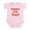Petal Pink, variant on CafePress - Abuelita's Little Angel Infant Bodysuit - Baby Light Bodysuit, Size Newborn - 24 Months