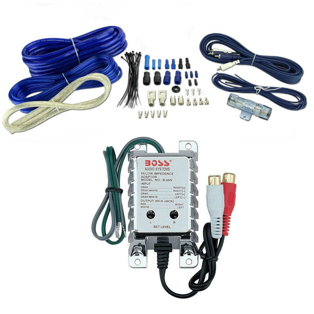 VM Audio 4 Gauge Car Amplifier Installation Wiring Wire Kit Amp + RCA+