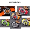 thumbnail image 4 of Correa de silicona para reloj AP, correa de goma para reloj, correa deportiva de camuflaje, pulsera para hombre, correa Audemars y Piguet de 28 mm, 4 of 5