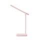 thumbnail image 1 of Lámpara de mesa regulable LED lámpara de mesa plegable carga USB protección ocular lámpara de escritorio control táctil para dormitorio oficina rosa recargable, 1 of 5