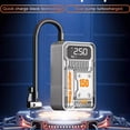 thumbnail image 3 of Gonfleur de Pneu Électrique Sans Fil 150PSI pour Voiture Compresseur d'Air USB Portable, 3 of 8