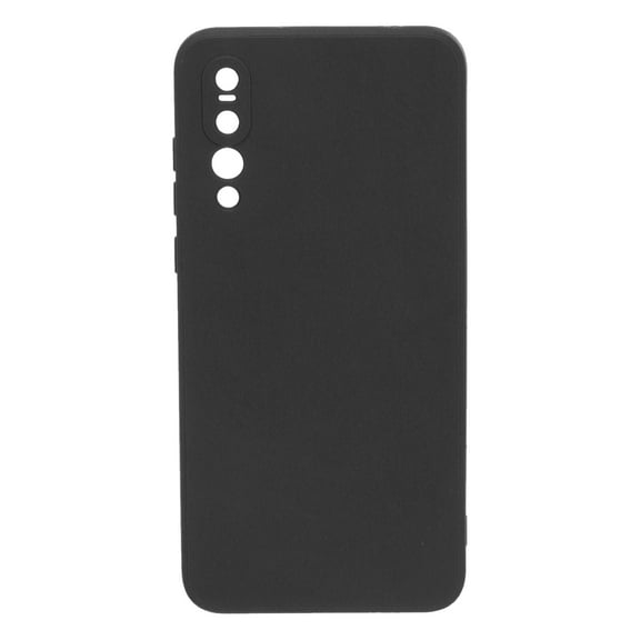 Phone Case for 6.2"x3"x0.43" Cell Phones TPU Silicone Full Body Protective Cover Case for Men Women, Black
