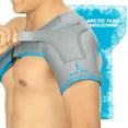 thumbnail image 1 of Shoulder Ice Pack Brace - Cold Reusable Cool Gel Wrap, Hot Therapy - Immobilizer Compression Stability Support for Tendonitis, Dislocated Joint, Left and Right Rotator Cuff Arm Pain Relief, 1 of 8