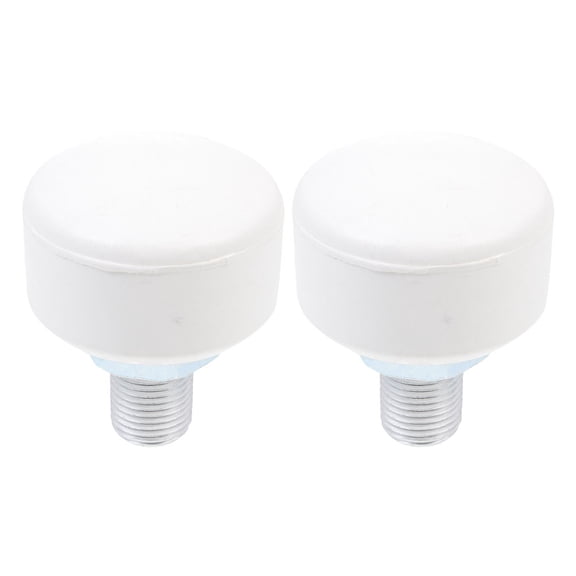 Hemoton 2pcs Adjustable Rubber Roller Skating Toe Stoppers Round Shape Brake Block Stoppers for Quad Skates Skating Shoes Stop
