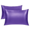 thumbnail image 1 of Funda de almohada de satén de seda artificial 2pcs Funda de almohada para el hogar Funda de almohada para dormir, ZT01-305 Noticed HA003600-01, 1 of 7