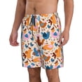 thumbnail image 2 of Susaid Cute Chickens Print Men's Swim Trunks Hawaiian Bathing Mesh Lining Suit Swimsuits Beach Shorts with Pockets-XX-Large, 2 of 6