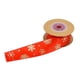 thumbnail image 4 of Paquete de 2-4 cintas doradas navideñas de 5 yardas Gloria manualidades regalos estuche correas para envolver 2 piezas, 4 of 9