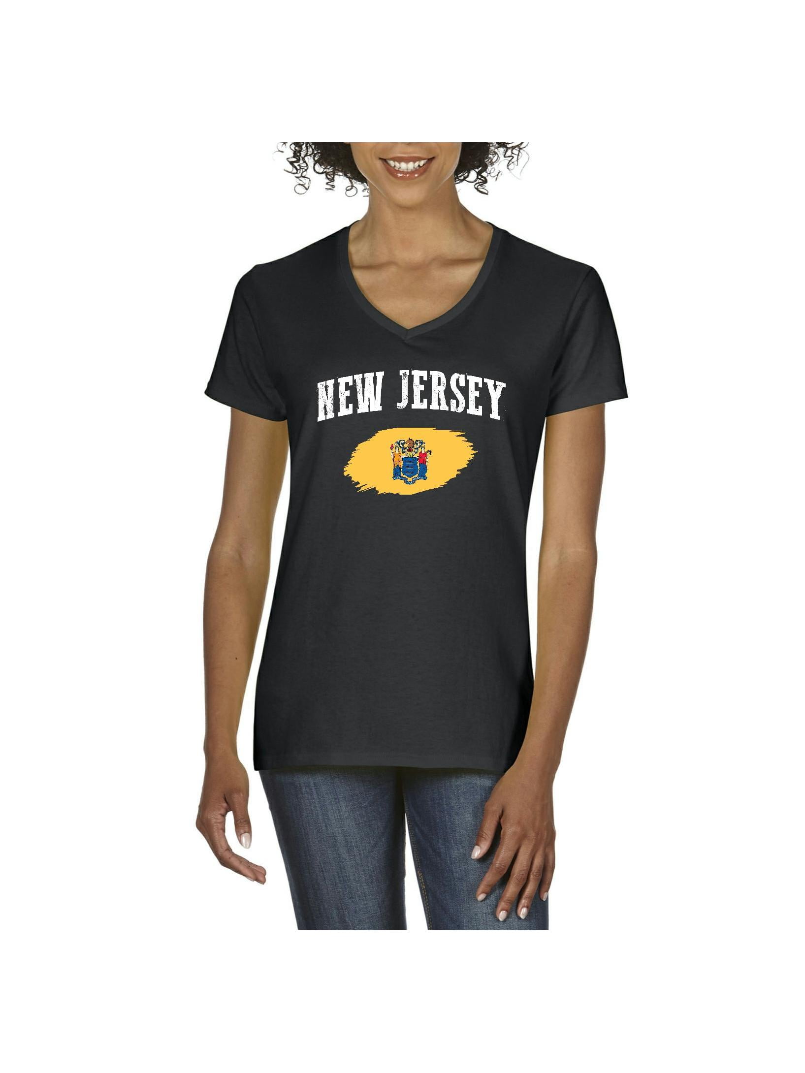 black v neck t shirts walmart