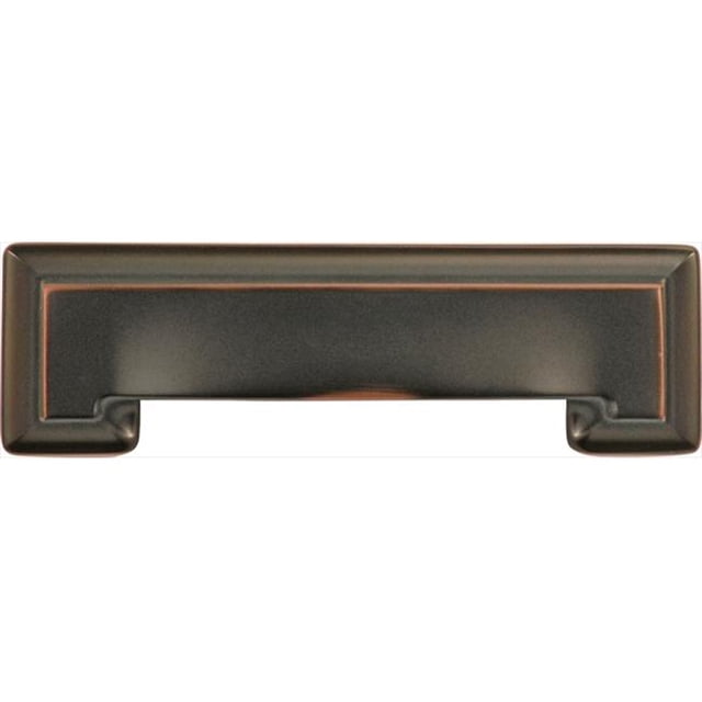 Hickory Hardware P3013-OBH 3 In. and 96mm Studio Collection Oil-Rubbed Bronze Cup Cabinet Pull