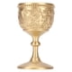 thumbnail image 2 of Cáliz De Latón Dorado Estilo Retro En Relieve, Copa De Proxeneta Lujosa Y Elegante De Latón Grueso Para Fiesta, Banquete Y Boda, 2 of 7