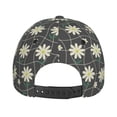 thumbnail image 4 of Picia Daisies Flowers pattern Trucker Low Profile Hat Men Women Baseball Cap Dad Hat Adjustable Unconstructed Plain Cap, 4 of 9