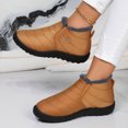 thumbnail image 4 of Miluxas Womens Snow Boots Winter Warm Booties Lined Anti-Slip Ankle Boots Outdoor Slip On Waterproof Booties Comfortable Warm Shoes, 4 of 8