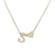 thumbnail image 1 of Collar para mujer, joyería para mujer, joyería para mujer, moda para mujer, lindo collar de gargantilla con letras y corazón, colgante de cadena para dama, collar de joyería, collar con colgante, 1 of 3