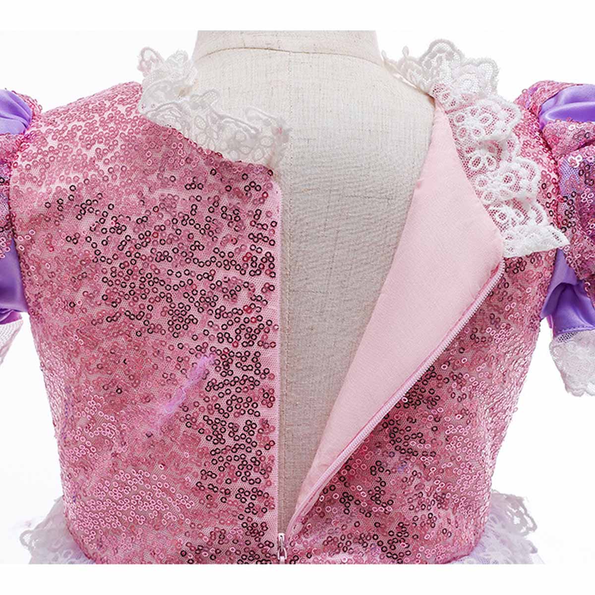 KAWELL Sofia Princess Costume for Girls, Purple, 2-3 Years photo 6
